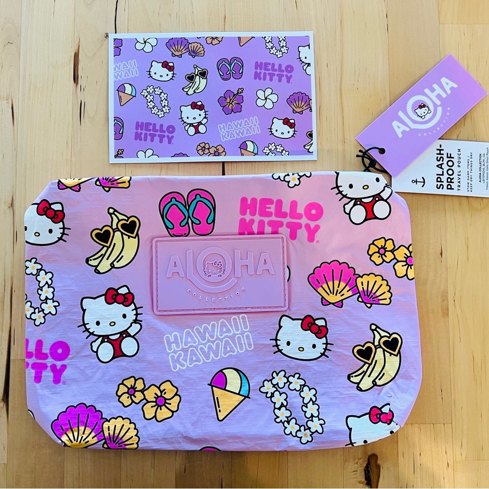 Aloha Collection 🌺 Hello Kitty Small Pouch - Picture 3 of 5